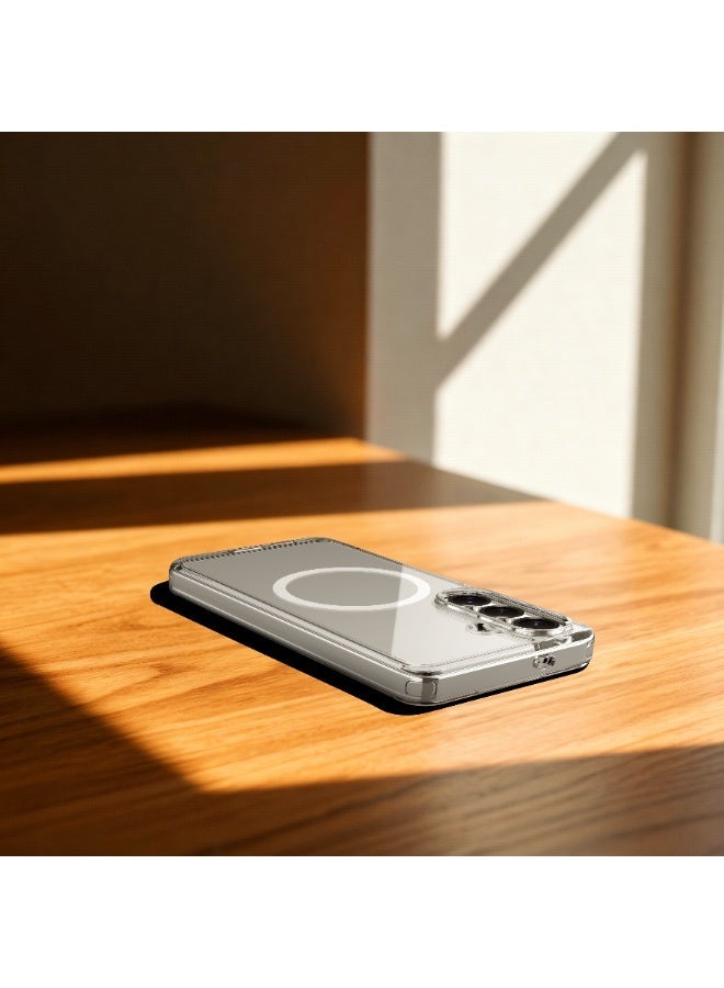 ليفيلو غطاء سامسونج جالكسي S26 يدعم MagSafe مع حماية معززة للكاميرا والشاشة، مقاوم للخدش، ملاءمة دقيقة، إطار مقاوم للصدمات، واختبار سقوط من ارتفاع 4 أقدام. - Image 5